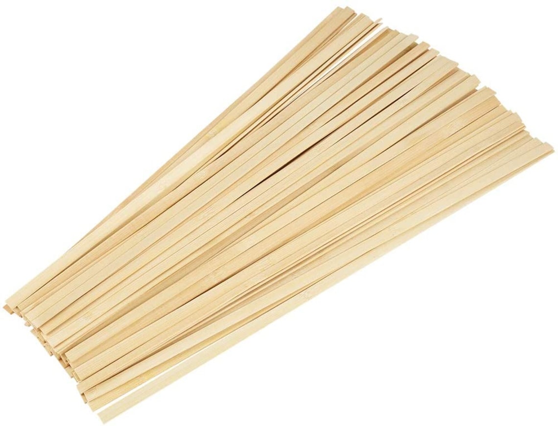 100 Pieces Nature Bamboo Sticks Bamboo Extra Long Sticks For Etsy