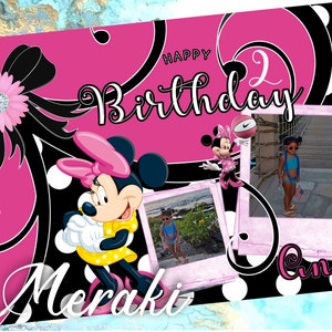 Minnie Mouse Poster. Digital File. Unlimited Prints. I Design YOU Print. Graphic Design Posters.
