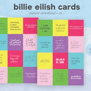 Billie Eilish Vinyl Sticker – Random Accessories NYC