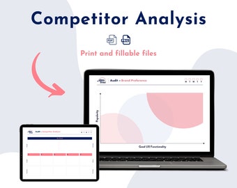 Competitor Analysis Templates for UX Design, Business and