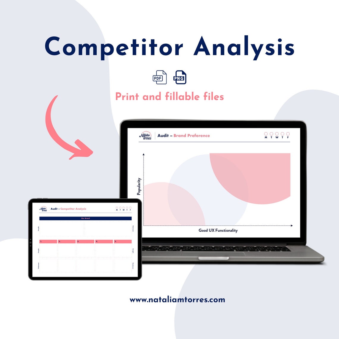 Competitor Analysis Templates for UX Design, Business and Marketing ...