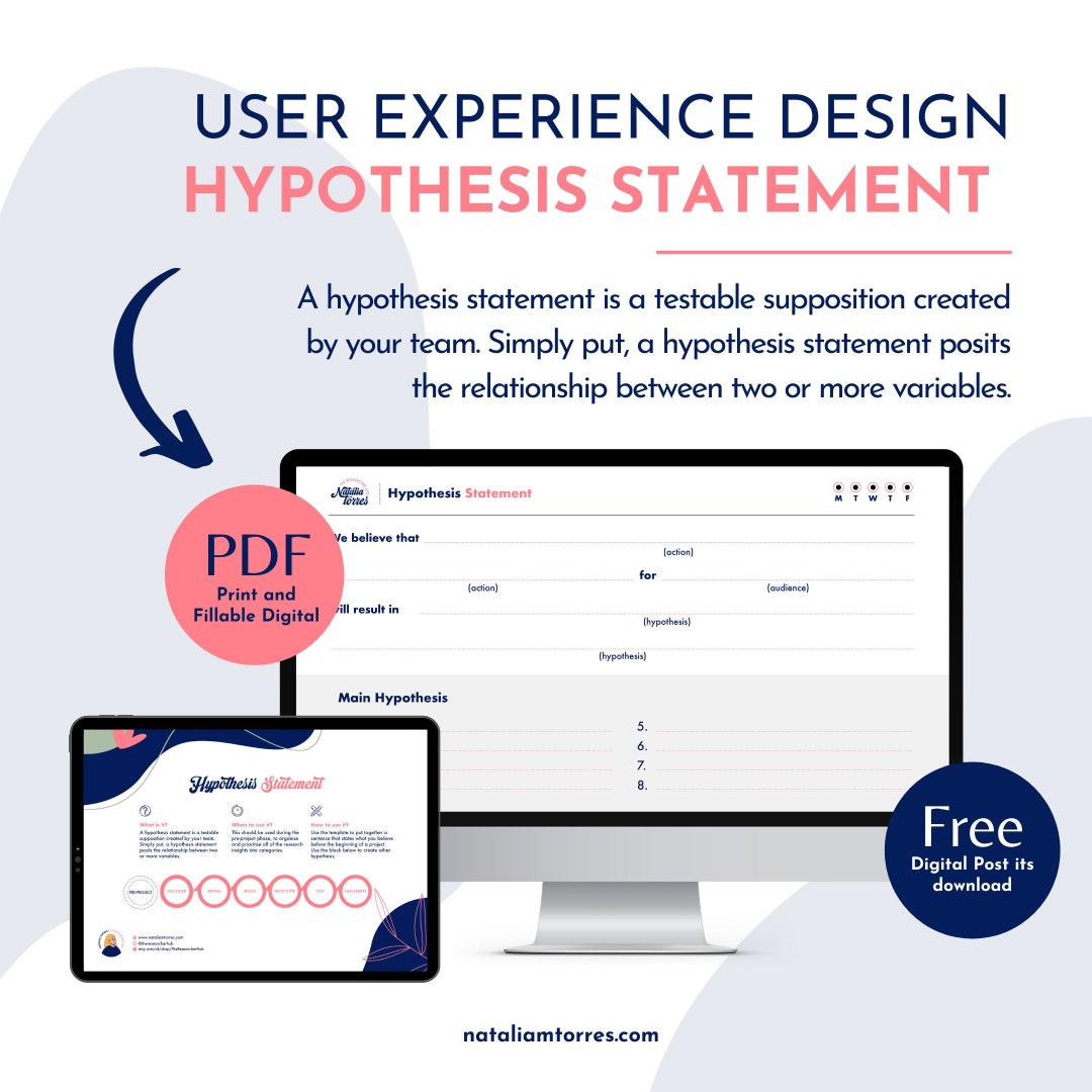 hypothesis statement ux