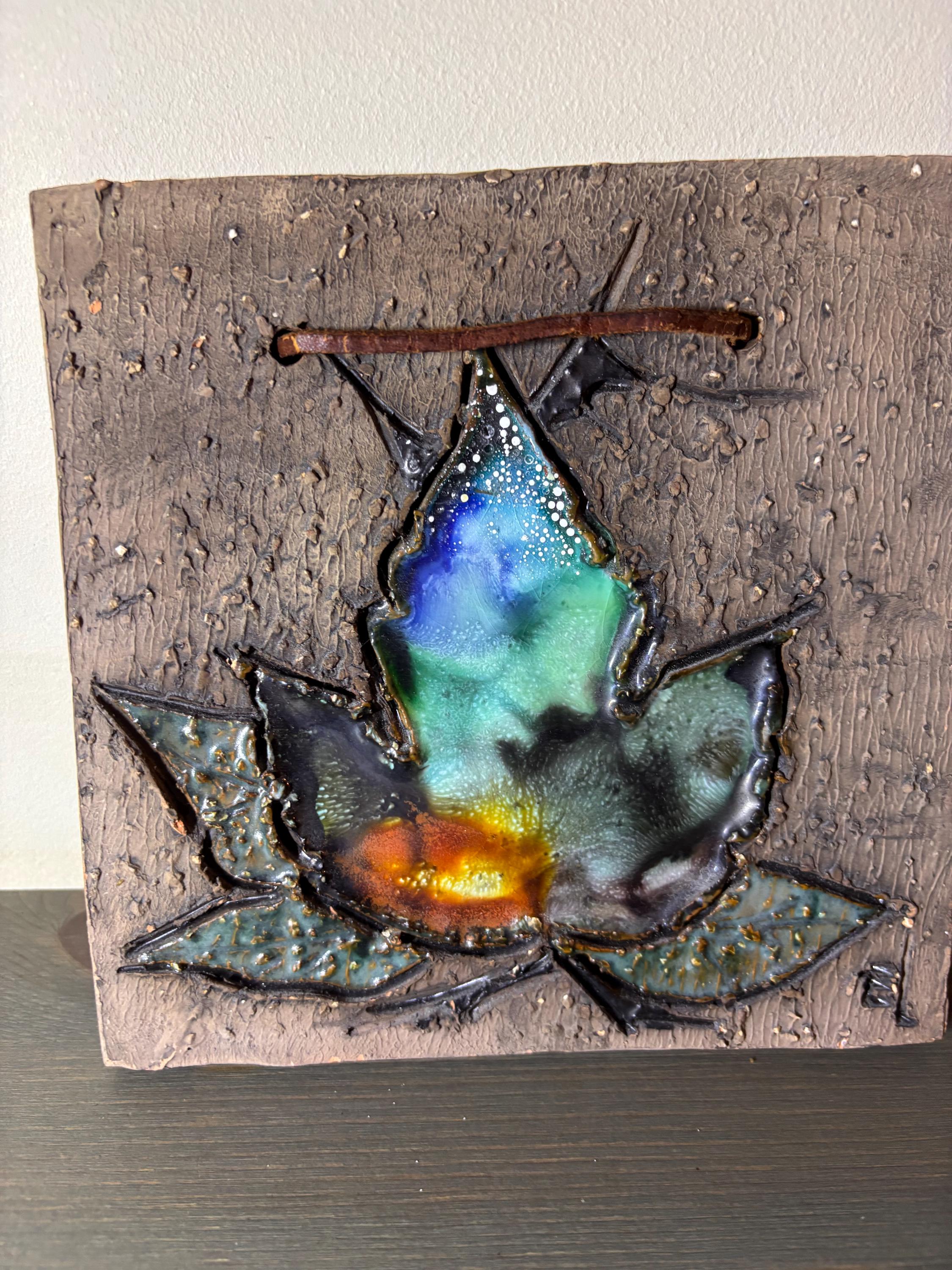 【Made in sweden】Tilgmans Keramik　壁掛けプレート Vintage Tilgmans Sweden Ceramic Wall Plaque - Etsy