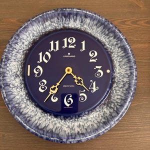 Junghans Germany ceramic wall clock