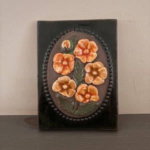 JIE Gantofta Sweden ceramic wall plaque