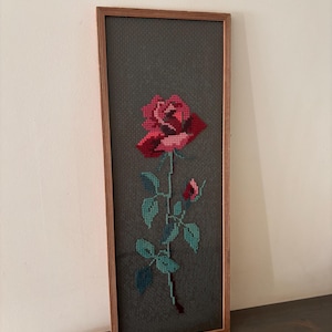 ヴィンテージの刺繍入り額縁付き絵画 - Etsy 日本