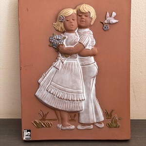 JIE Gantofta Sweden ceramic wall plaque