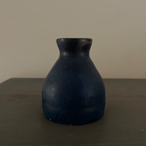 Beautiful blue ceramic vase