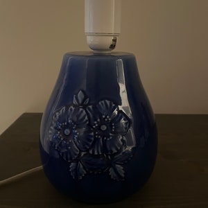 Vintage ceramic lamp base DEFECT