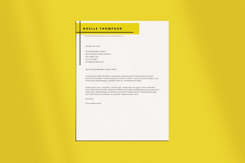 Rime Cover Letter Cover Letter Template Canva Template Professional