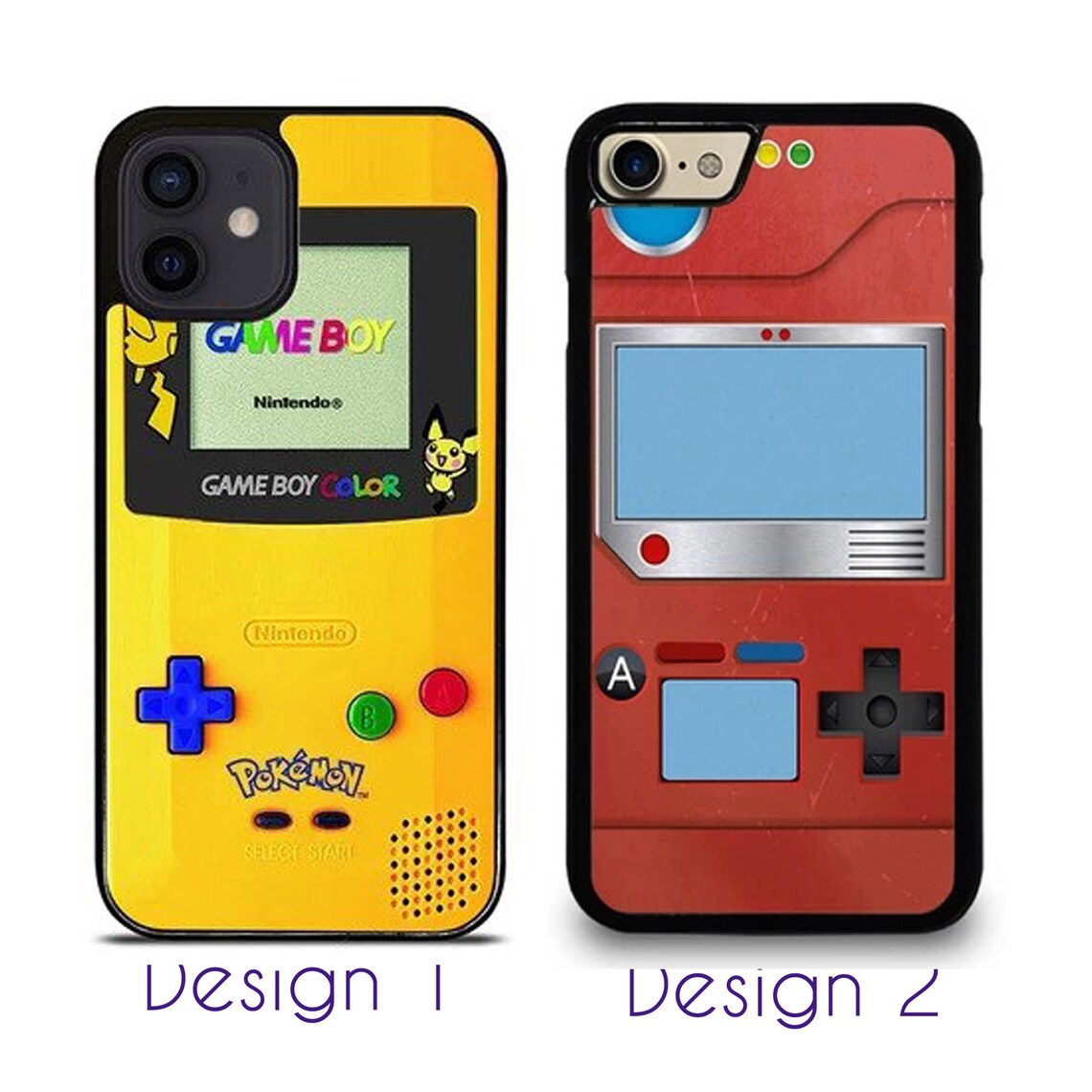 Pixxelxf Gameboy Color Pokemon Pokedex 1 Phone Case for Etsy