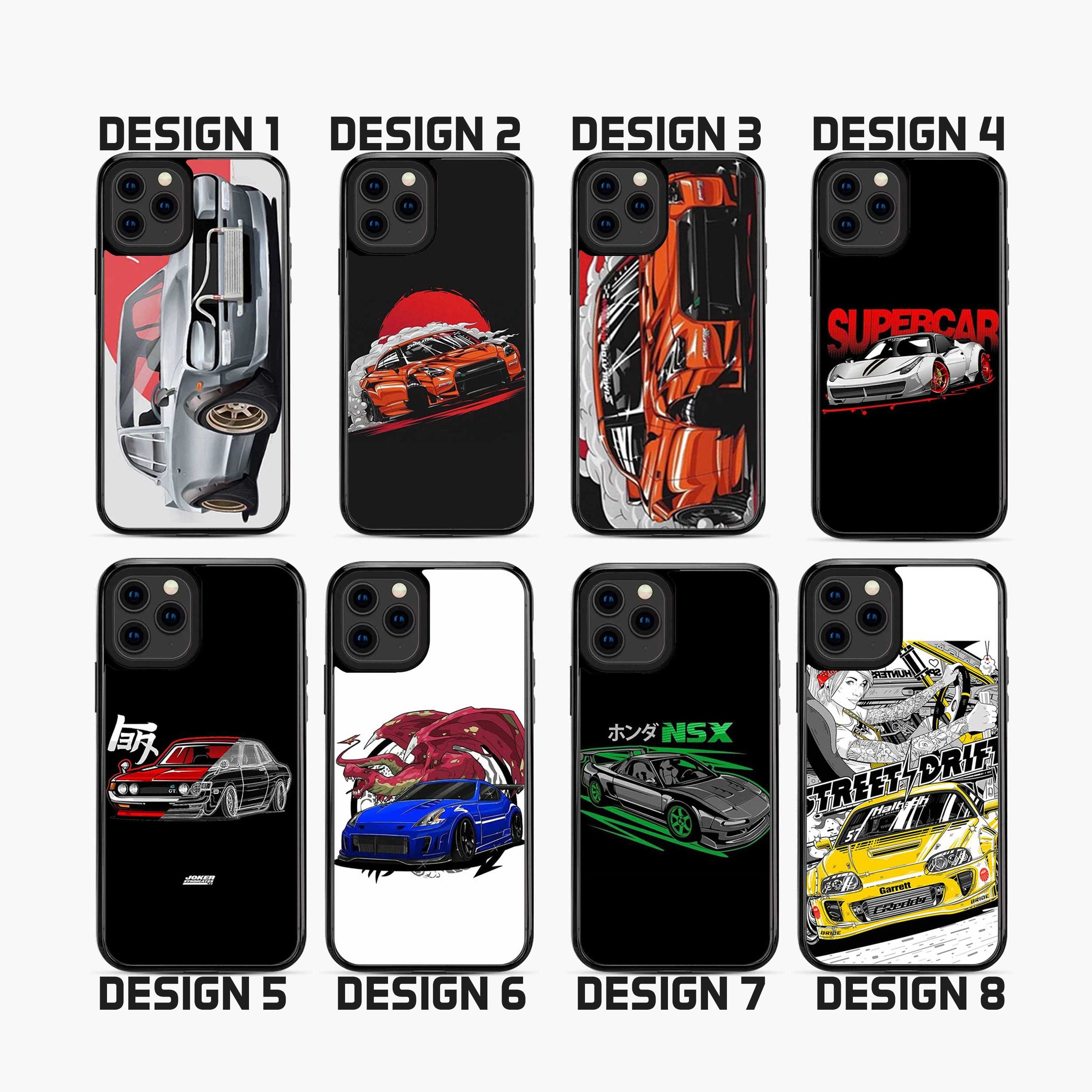 Pixxelxf Racing Car Iphone Case Jdm Street Cars Phone Case Etsy