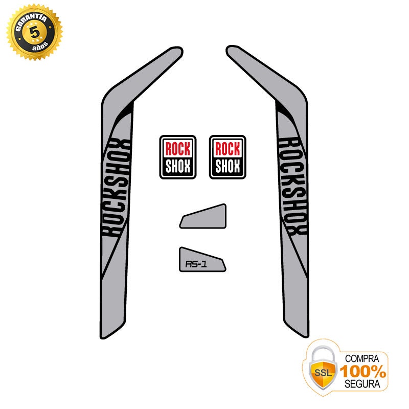 Rock Shox Aufkleber-Set In Lila - Individuelles Design Für Deine Mountainbike-Gabel