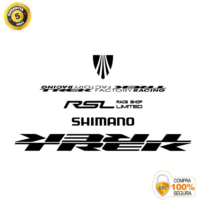 Frame Bike Stickers TREK Factory Racing Shimano RSL Race Shop | Etsy