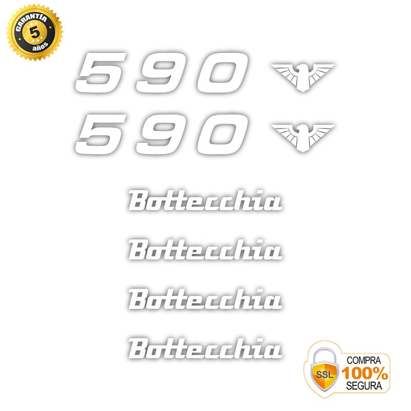KIT Adesivi Bottecchia Bici Alta qualità sticker decals Bike telaio