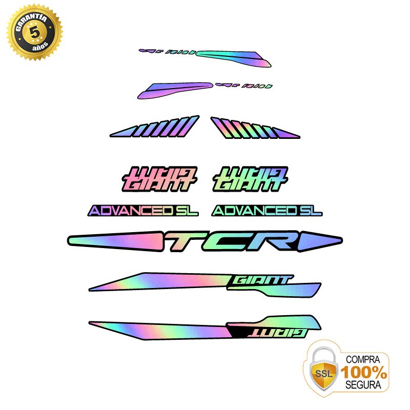 Frame Bike Stickers Giant TCR modelo 2 Pegatinas bici Etsy