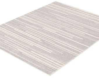 Vloerkleed Houseify zilver/creme