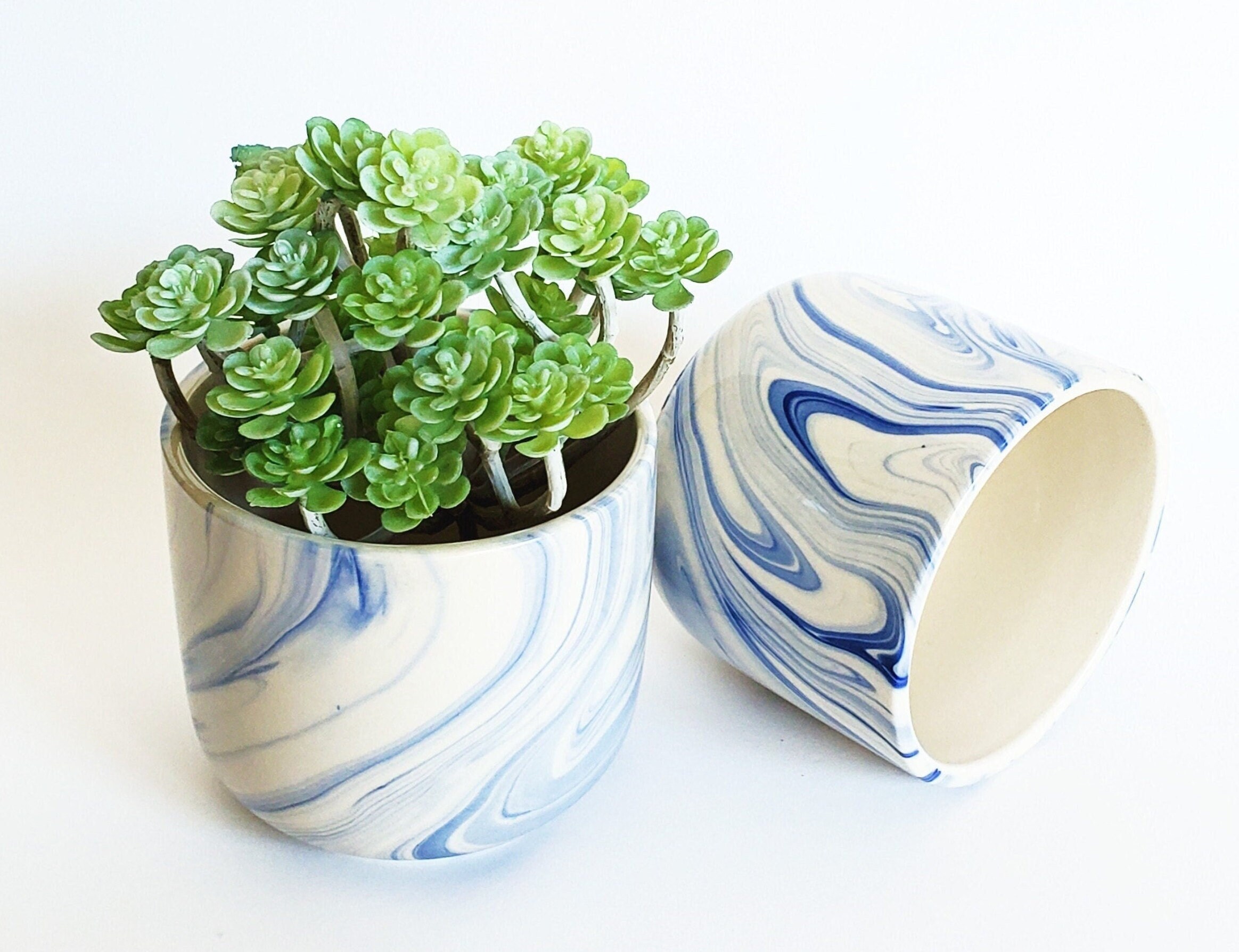 Good Quality Flower Planter Vases Mini Marble Ceramic Polka Dots Flower Pot  Plants Home Office Decor Garden Supplies - Flower Pots & Planters -  AliExpress