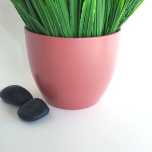 4.7" Matte Glaze Ceramic Pot - Grenadine