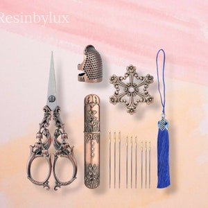 Embroidery Tailor Scissors | Embroidery Tailor Kit | Vintagr Style Scissors | Fabric Cutting Scissors | Handcrafting Tools Kit | Needlework