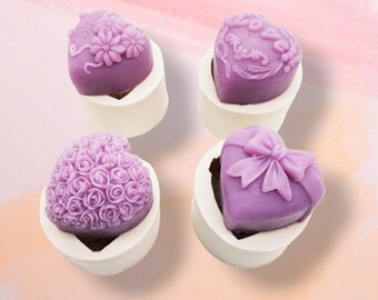 Stampo Silicone Per Rosa FOYARA - Per Cioccolato, Torte, Sapone, Resina E Argilla