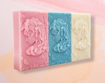 Stampo in silicone Medusa - Stampo per sapone con ritratto dell'antica dea greca - Stampo per candela Medusa mitologica 3D - Fusione in resina della Gorgone mitologica