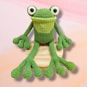 Kit uncinetto rana: kit di lavoro a maglia per orsacchiotti di peluche