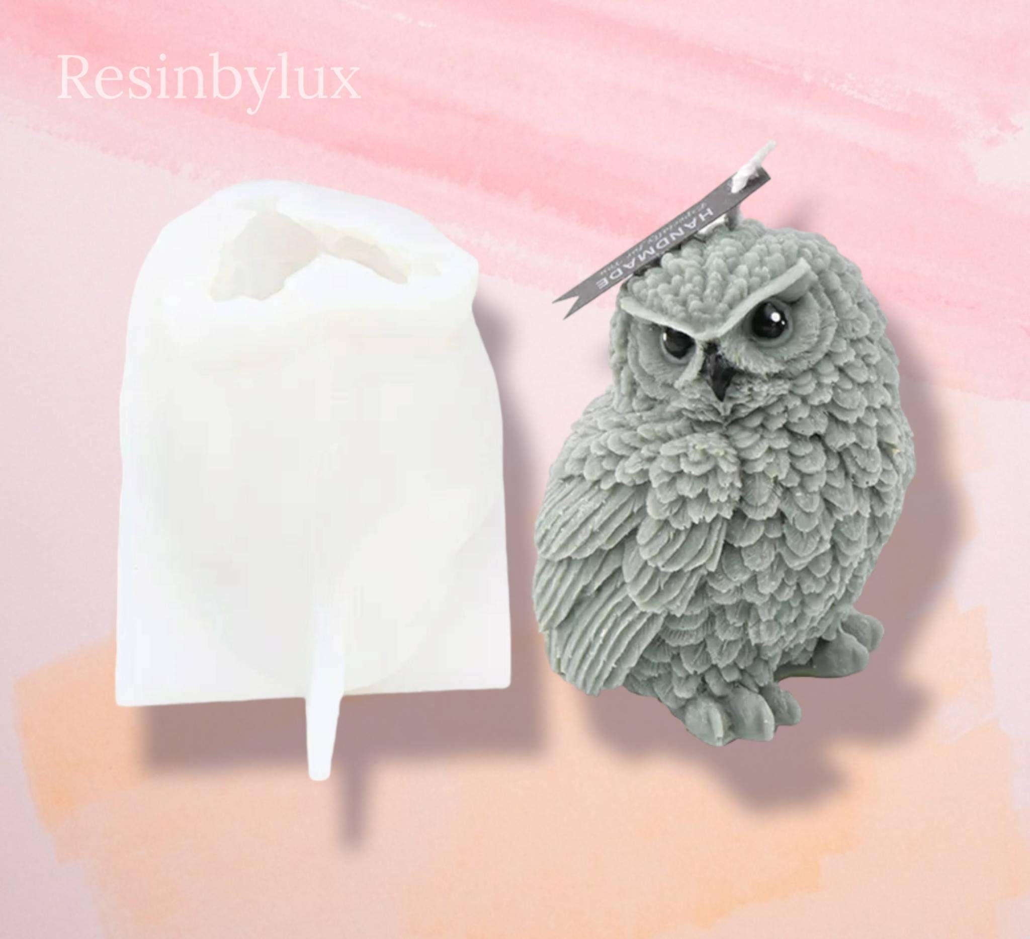 Stampo In Silicone A Forma Di Gufo | MINFEIDMS | Per Torte, Cioccolato, Caramelle E Pasta Di Zucchero | 10,3x7 Cm