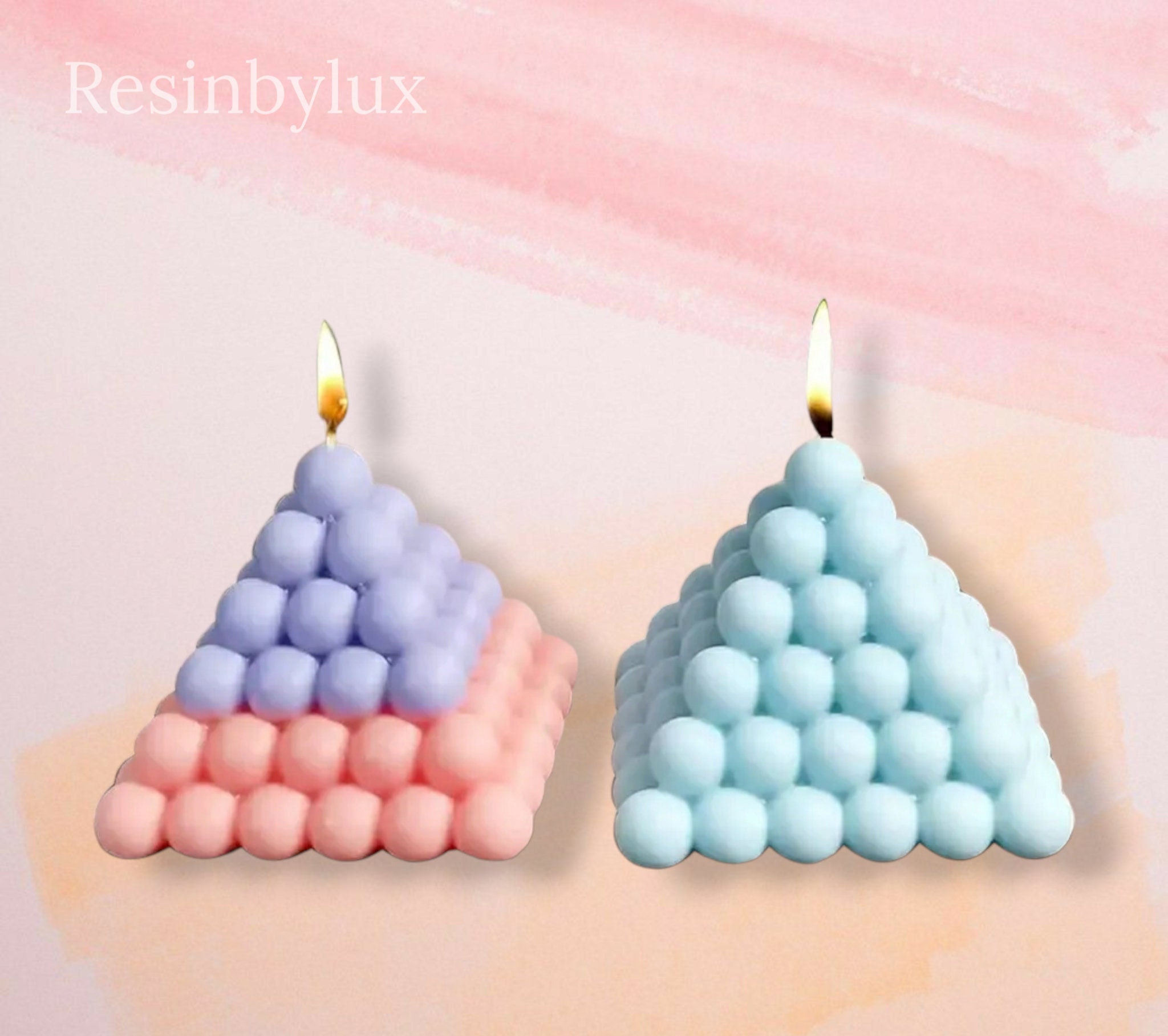 Giant Bubble Candle Cube Mold,square Bubbles Candles Mould, Scented Soy Wax  Candle Molds,for Making Unique Rubix Personalized Cube Candles 