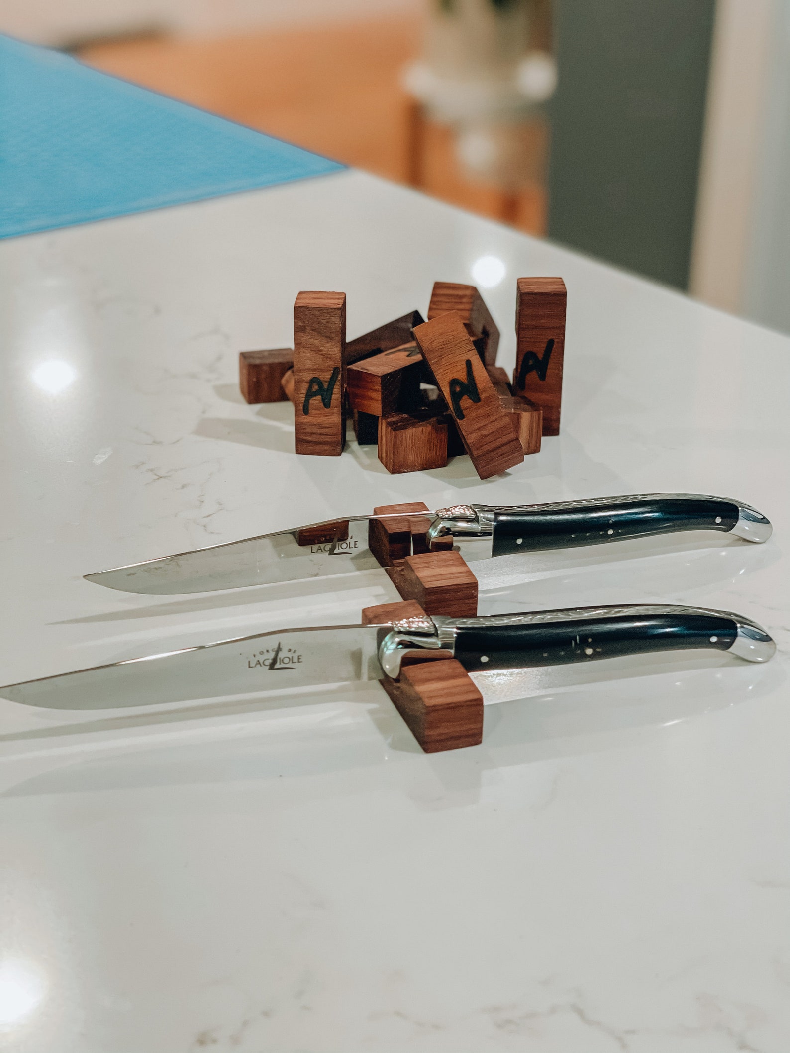 Steak knife holders Handmade in USA Set of 6 Etsy