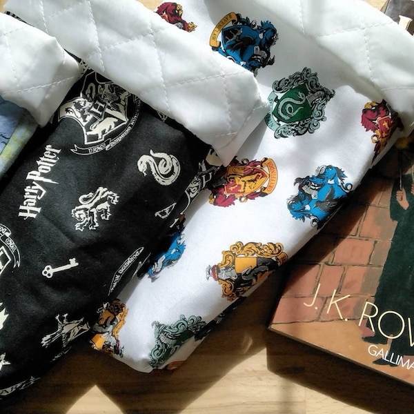 Pochettes à livres en tissus "Harry Potter et le monde de la magie "