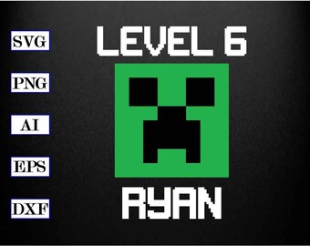 Download Minecraft Birthday Svg Etsy