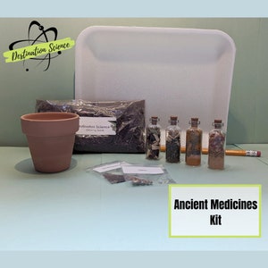 STEM Ancient Medicines Kit | Introduction to Medicine Grades 6-12 | Craft Kit | Homeschool, Lockdown, Virtual Learning Science Kit!