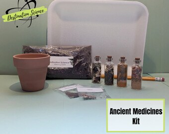 STEM Oude medicijnenkit | Inleiding tot de geneeskunde graad 6-12 | Knutselset | Thuisschool, lockdown, virtuele leerwetenschapskit!