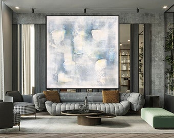 Large Abstract Painting Texture Art Contemporary Art Original Gray Abstract Painting Original Painting Painting abstract wall art W46