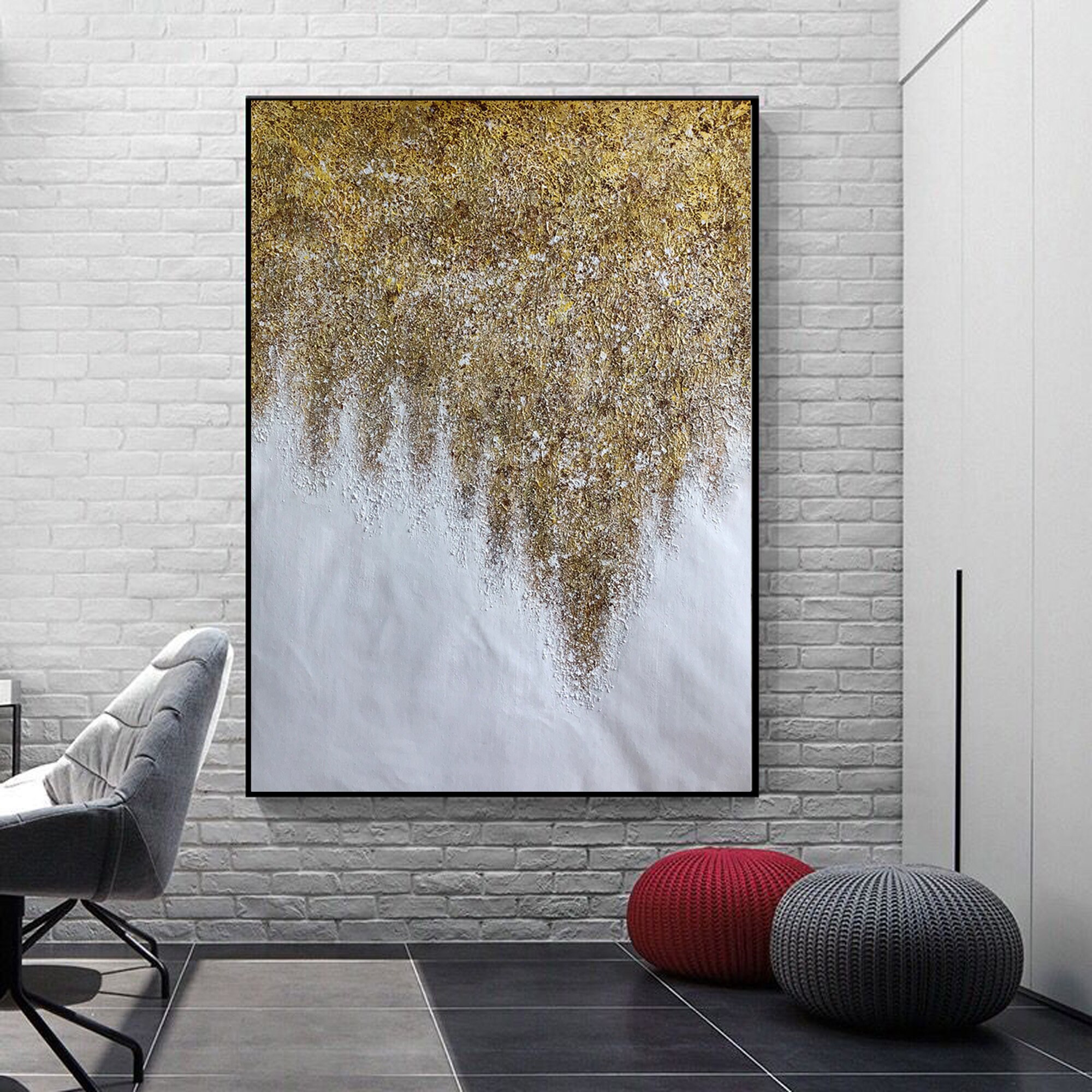 Stampa Su Tela Artistica – Quadro Moderno 30x45 Cm – Decorazione Parete Per Ufficio E Camera Da Letto – Con Cornice - 2