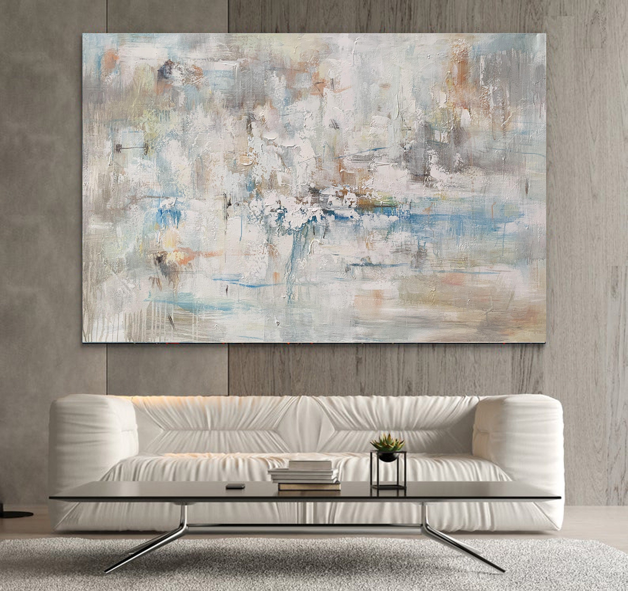 Canvas Wall Art Office Wall Decor Large Modern Wall Art | Etsy