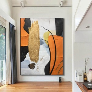 Large Abstract Art, Large Oil Painting,Textured wall art, Large Wall Decor, Living room wall art,Landscape Painting, Kitchen Wall Decor W129