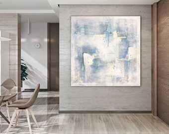Large Abstract Painting Texture Art Contemporary Art Original Gray Abstract Painting Original Painting Painting Living Room Wall Art W45