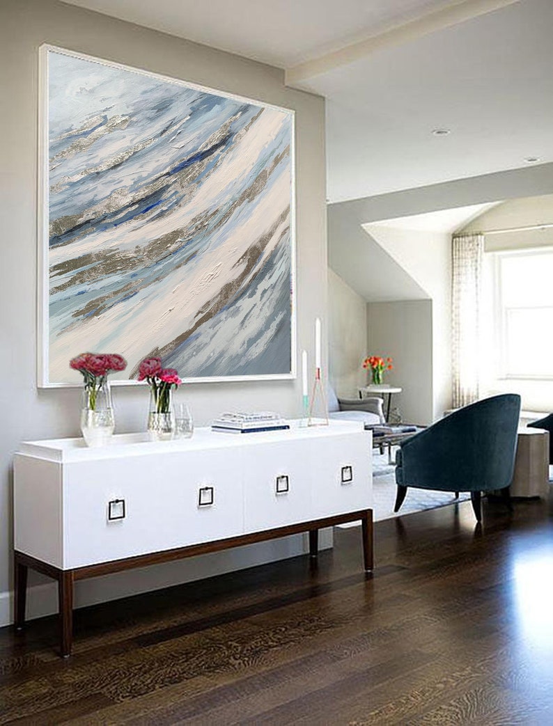 Large Abstract wall art large modern art Large Modern Wall | Etsy