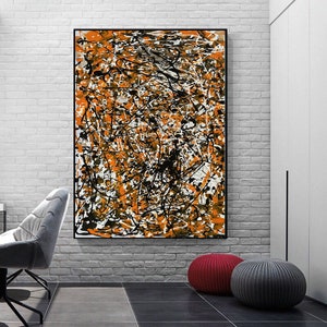 大きな抽象画テクスチャアート 大きな抽象画、特大キャンバス絵画 現代