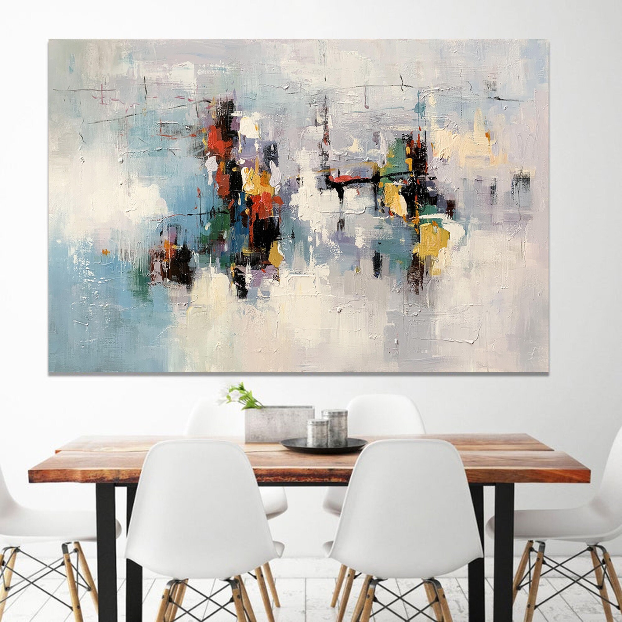 Large Modern Wall Art Painting, Large Abstract Wall Art,painting, Large ... - Large-Scale Artwork For Modern Apartment Walls