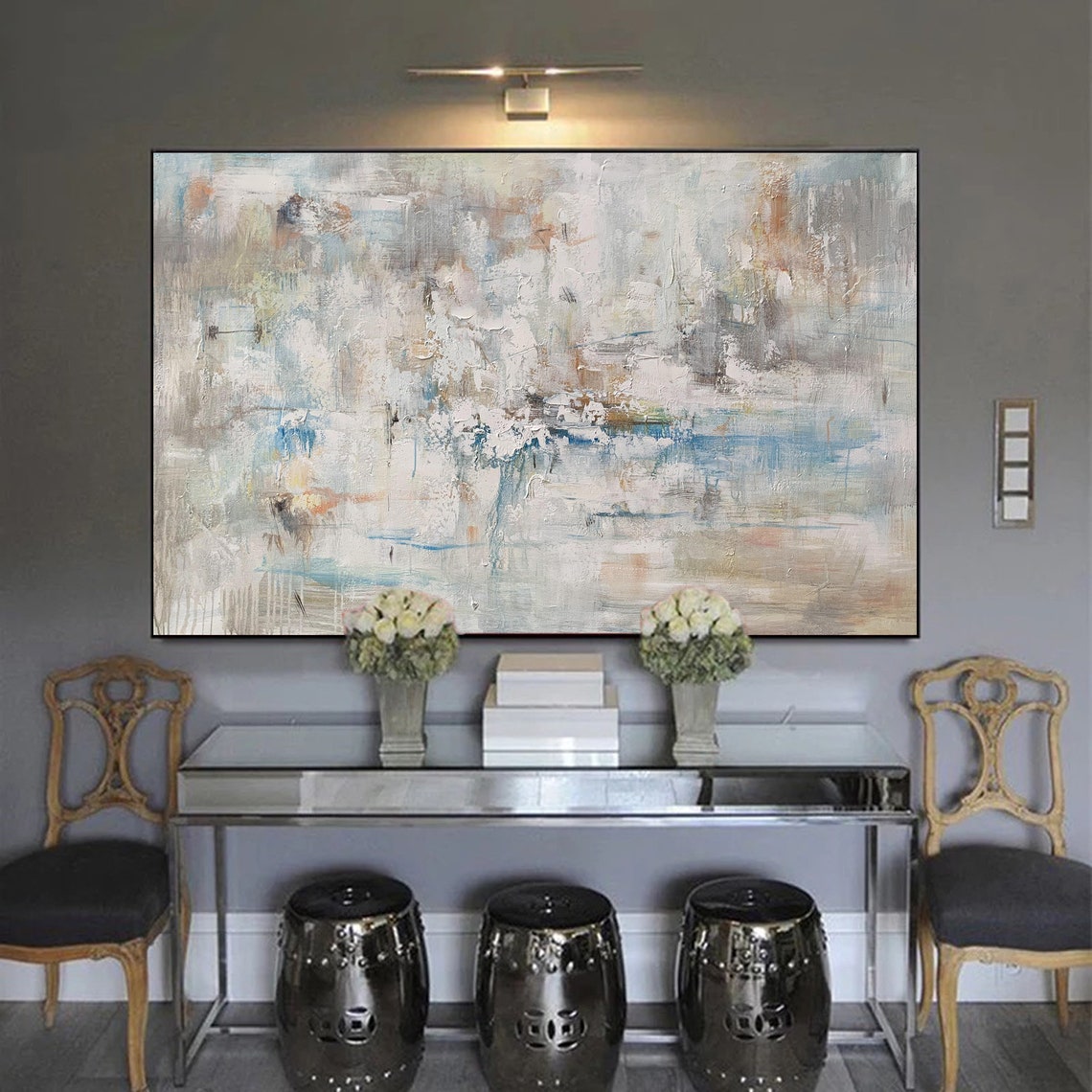 Canvas Wall Art Office Wall Decor Large Modern Wall Art | Etsy