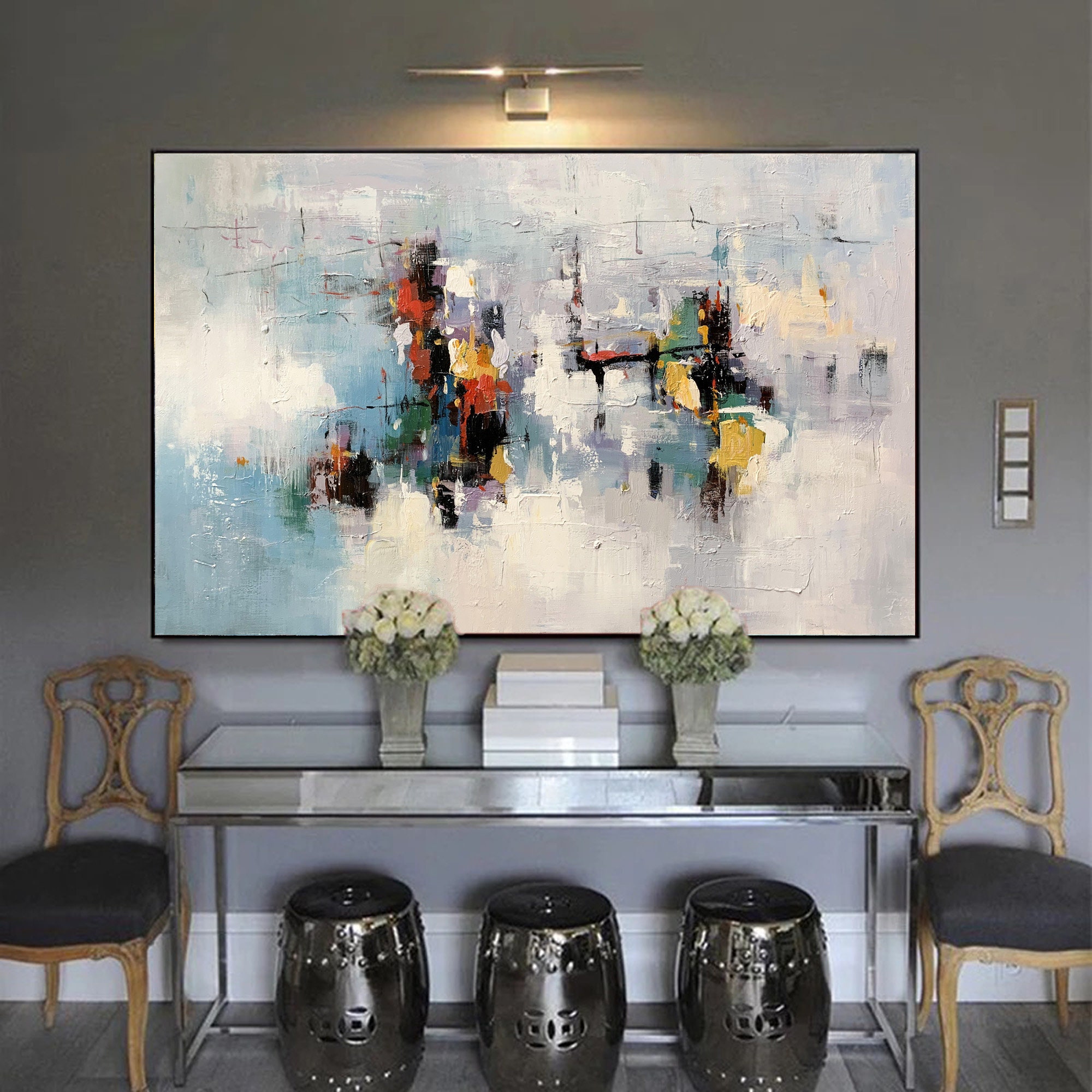 Large Modern Wall Art Painting, Large Abstract Wall Art,painting, Large ...