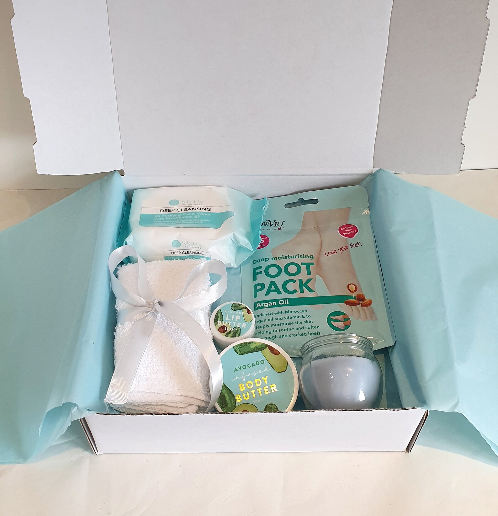 Blue bath hamper Spa pamper present Perfect gift for Etsy