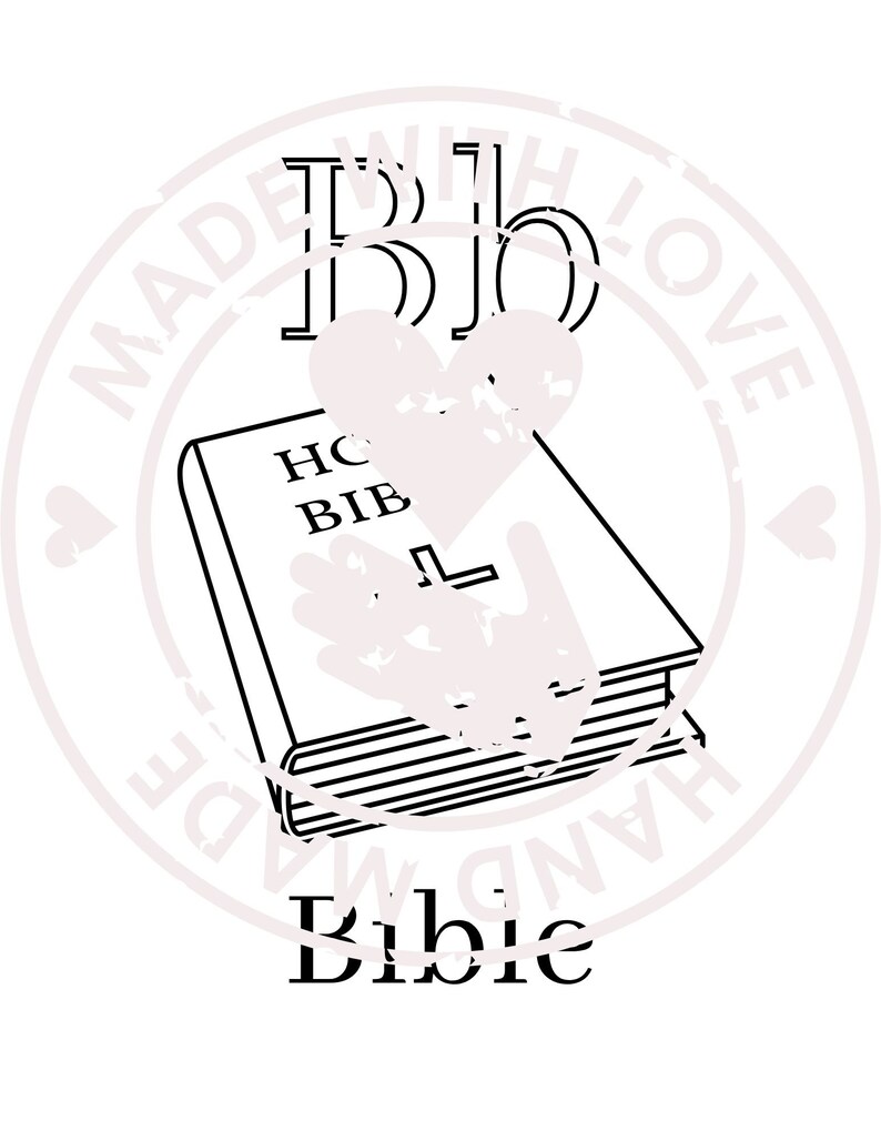 AZ Bible Alphabet Coloring Book Etsy