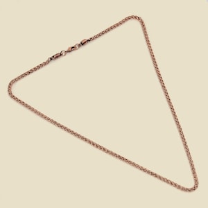 Wheat Chain Copper Chain, Top Quality Copper Jewelry, Use For Necklace, Gift For Girlfriend, Eco Friendly Extra Chain Necklace Pendant