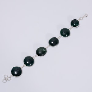 Beautiful Green Aventurine Bracelet | Silver plated Handmade Bracelet | Minimalist Bracelet | Statement bracelet | Aventurine Jewelry