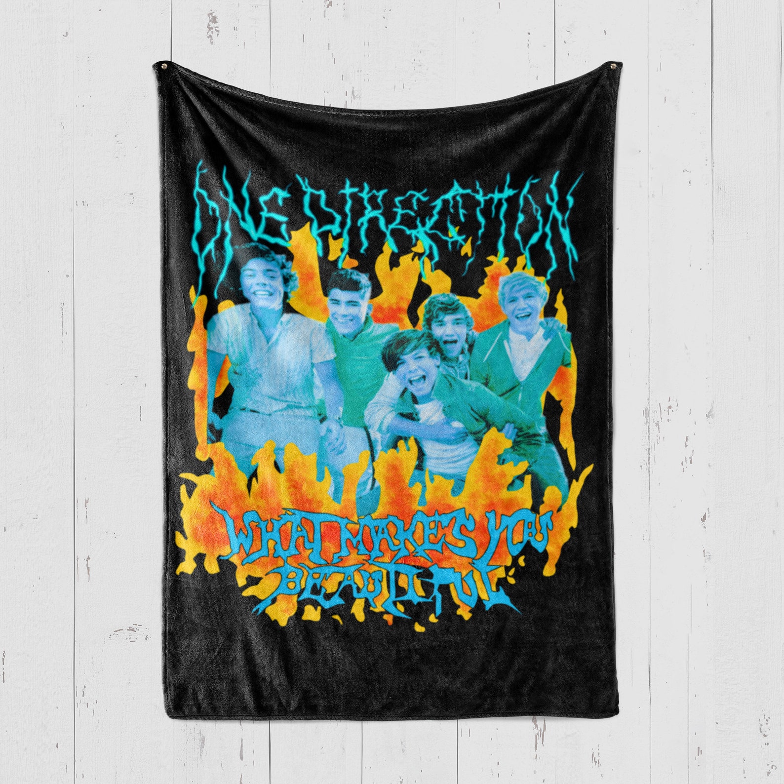 Heavy Direction Fleece Blanket One Direction Blanket Etsy