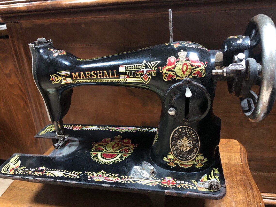 1970s Marshall Black Sewing Machine - Etsy